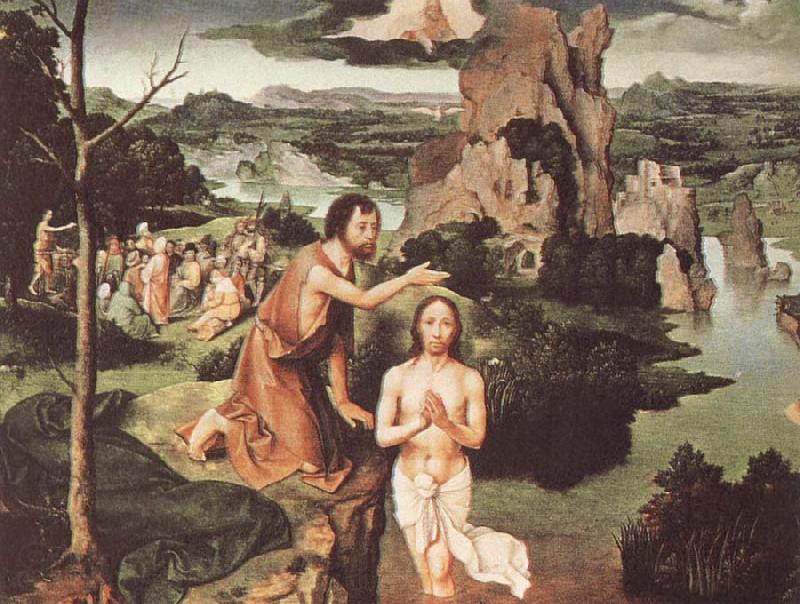 PATENIER, Joachim The Baptism of Christ